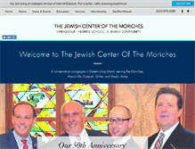 Tablet Screenshot of jewishcenterofthemoriches.com